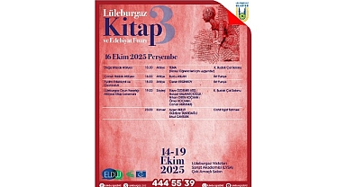 Lüleburgaz 3. Kitap ve Edebiyat Fuarı 14 Ekim'de başlıyor