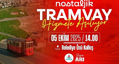 Nevşehir'de bir ilk; Nostaljik Tramvay Hizmete Açılıyor