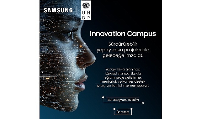 Samsung ve UNDP, Innovation Campus yapay zekâ eğitimi için gençlerin başvurularını bekliyor