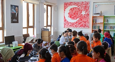 Selçuklu Sanat ve Tasarım Atölyesi'nden dış mahallelerdeki öğrencilere sanat etkinliği