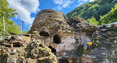 Yukarı Haldere'deki tarihi hamam yeniden ayağa kalkıyor