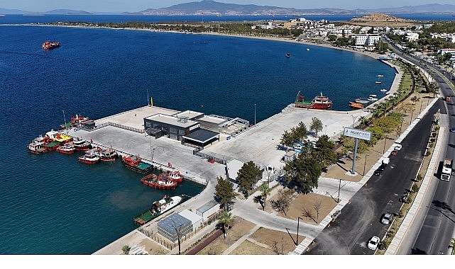 Aliaport Deniz Yolcu İskelesi Hizmete Hazır