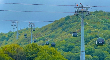 Ara tatil keyfi Kartepe Teleferik'te katlanıyor
