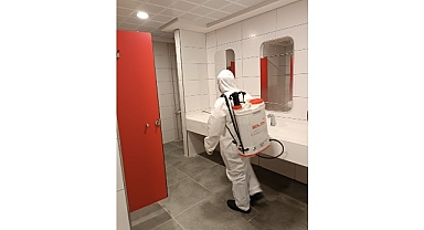  Bayrampaşa'da okullar dezenfekte ediliyor