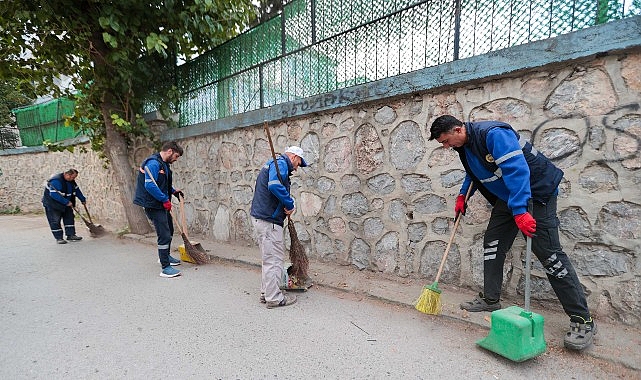 Buca’da köşe bucak temizlik