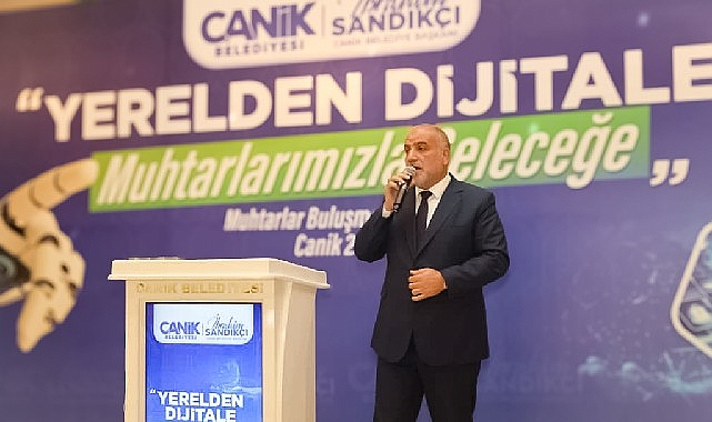 Canik Belediyesi'nden Muhtarlara Dijital Kolaylık