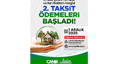 Canik'te Vergi Ödemeleri Başladı