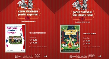 Çeşme Belediyesinden miniklere tiyatro dolu ara tatil