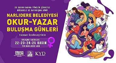 Narlıdere Okur-Yazar Günleri 22 Kasım'da Başlıyor