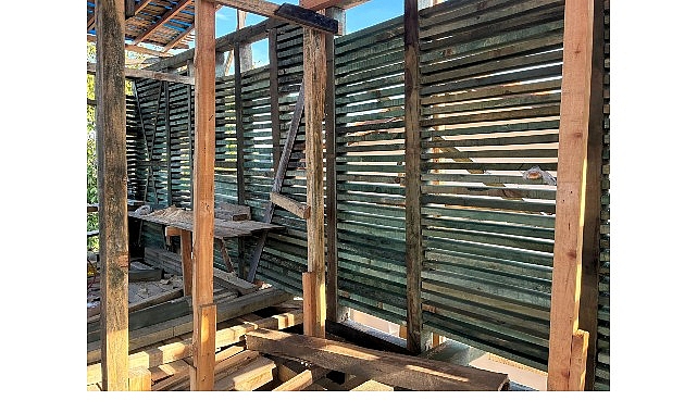 Saraylı'da tarihi yapı aslına uygun yenileniyor