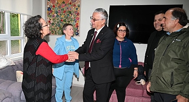 Başkan Topaloğlu engelli bireylerin yeni yılını kutladı 