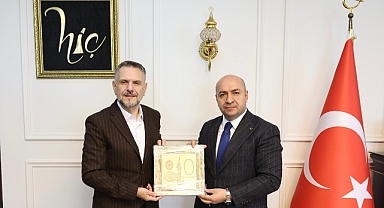 Başkan Vekili Akın’dan Kaymakam Çiftçi’ye iadeiziyaret