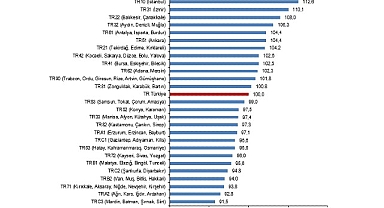 Bölgesel Satınalma Gücü Paritesi, 2024