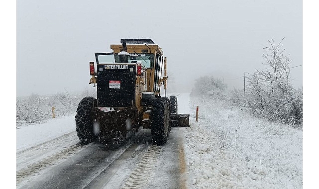 Canik Belediyesi'nden Karla Etkin Mücadele