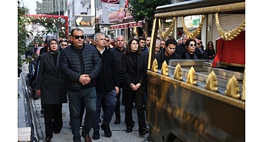  Çeşme efsane başkanını uğurladı