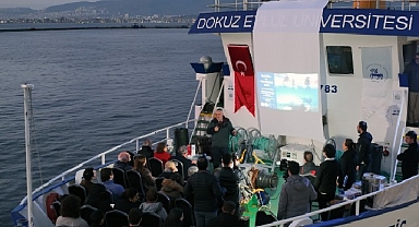 DEÜ Bilim Kafe Sohbetleri’nin 4’üncü Buluşması Koca Piri Reis Gemisi’nde Gerçekleşti