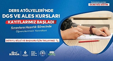 İBB Ders Atölyeleri’nde Ücretsiz ALES ve DGS Kursları Başlıyor