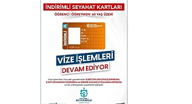 İndirimli Kocaelikart vize işlemlerinde son tarih 1 Ocak