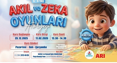 Nevşehir Belediyesi’nden Akıl ve Zekâ Oyunları Atölyesi