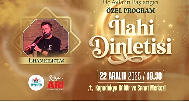 Nevşehir Belediyesi’nden Üç Aylar İçin Özel Program