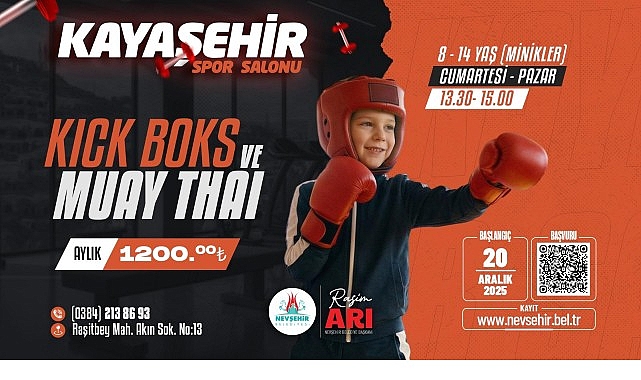 Nevşehir’de Minikler ve Yetişkinler İçin Kick Boks ve Muay Thai Kursları
