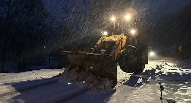 Nilüfer’de kar mesaisi