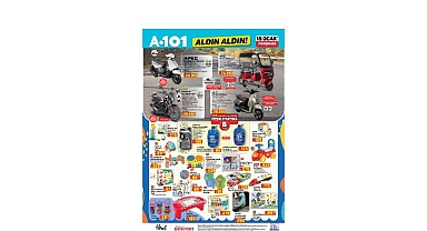 15 Ocak’ta A101’de Mobilite Ürünleri Tüketicileri Bekliyor