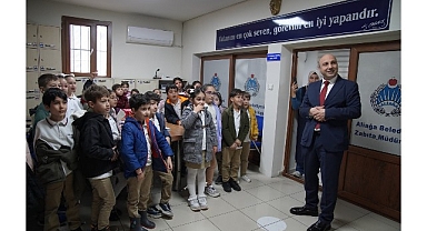 Aliağa Belediyesi Zabıta Müdürlüğü Minik Misafirlerini Ağırladı