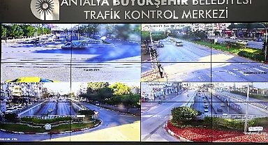 Antalya trafiği 7/24 takip altında