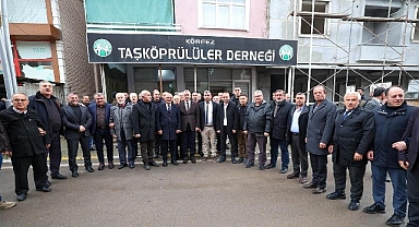 Başkan Büyükakın, Körfez Taşköprülüler'e misafir oldu