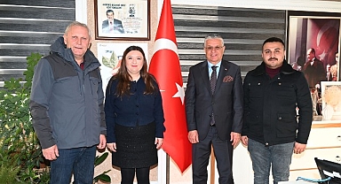 Başkan Uğurlu’dan, Başkan Topaloğlu’na ziyaret 