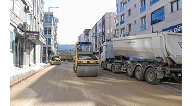 Çamlıkule’de bozulan yol onarıldı