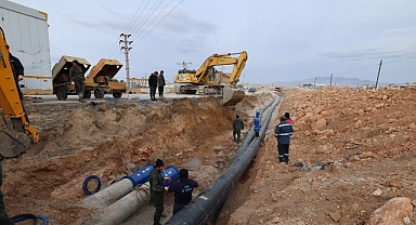 Çevre Yolu Çalışması Nedeniyle İçme Suyu Hattı Yenileniyor