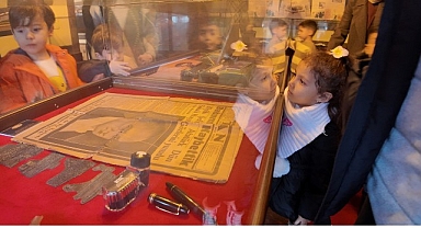 Çocuklardan Basın Müzesi’ne 10 Ocak ziyareti