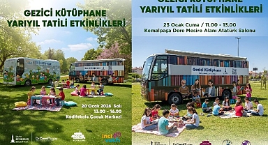 Gezici Kütüphane tatilde yollara çıkıyor