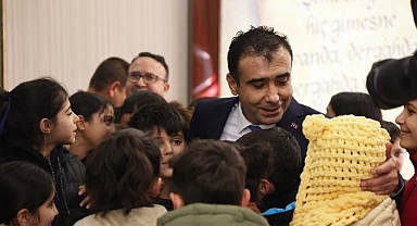 İbrahim Bey Ortaokulu Öğrencilerinden Belediye Başkanı Kalaycı’ya Ziyaret