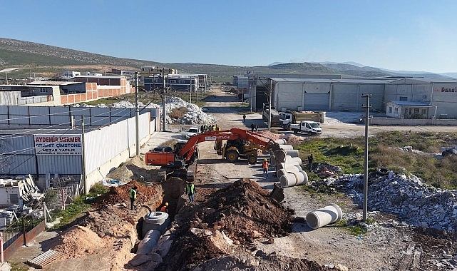 Karaosmanoğlu Sanayi Sitesi’nin Çeyrek Asırlık Altyapısı Çilesi Son Buluyor