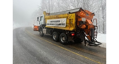 Kartepe’de Kar Mesaisi