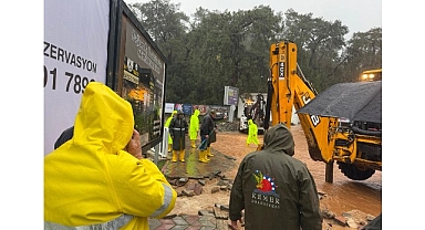 Kemer Belediyesi aralıksız çalışıyor