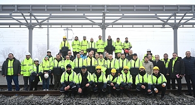 KONYARAY Banliyö Hattı’nda Ray Birleştirme Kaynak Programı Yapıldı