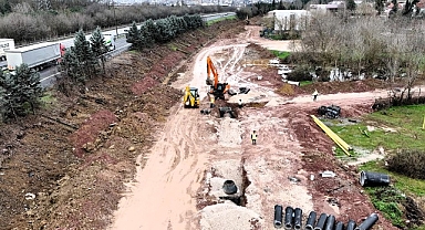 Alikahya TEM Bağlantı Yolu’nda çalışmalar tam gaz