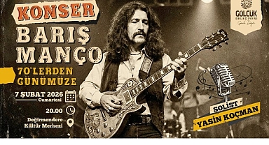 Barış Manço Unutulmaz Şarkıları ile Gölcük'te Anılacak
