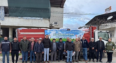 Başkan Çerçioğlu’nun Küçük Üreticilere Yem Destekleri Devam Ediyor