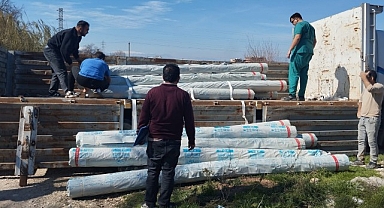 Büyükşehir Belediyesi’nden üreticiye sera naylonu desteği