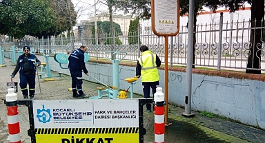 Büyükşehir’den spor aletlerine periyodik bakım