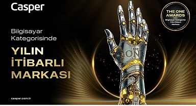 Casper The One Awards’ta Bilgisayar Kategorisinde “Yılın İtibarlı Markası” Seçildi