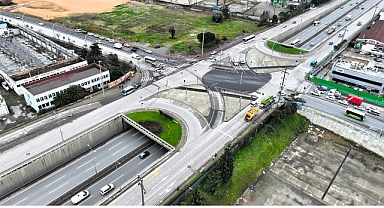 Gebze Feniş Kavşağı’nda trafik rahat ve akıcı