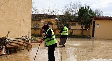 Geyve Belediyesi Camilerde İkinci Tur Temizlik Çalışmalarına Başladı