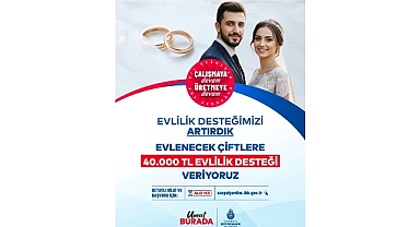 İBB Evlilik Desteğini 40 Bin TL’ye Çıkarttı