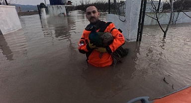 İzmir İtfaiyesi sessiz canlar için zamanla yarıştı